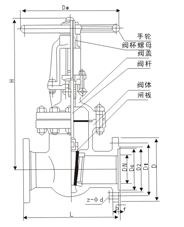 Z41W不锈钢法兰闸阀