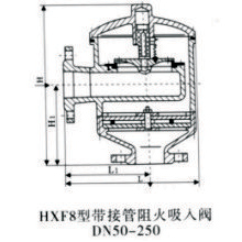 带接管阻火吸入阀